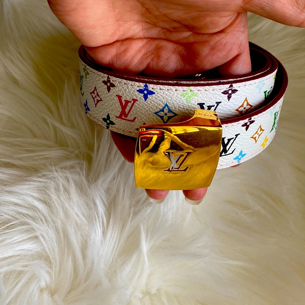 💯% Authentic Multi Colors Belt